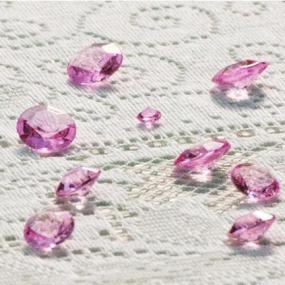 Baby Pink Table Crystals