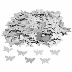 Silver Butterflies Table Confetti