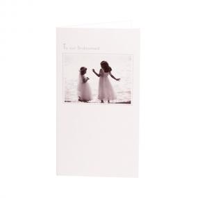 Bridesmaid Card - Black and White