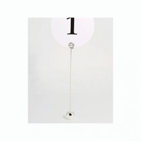 Table Number Holder - Silver