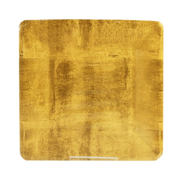 Gold Square Paper Side Plates by Caspari