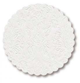 Moments Ornament Embossed Pearl White Coasters