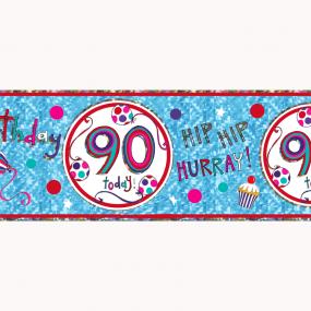 90th Birthday Banner - Rachel Ellen Designs