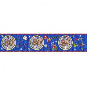 80th Birthday Banner - Rachel Ellen Designs