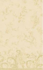Cream and Gold Effect Celebration Linen Feel Tablecloth