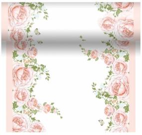 Rose Garden Scroll Paper Table Runner