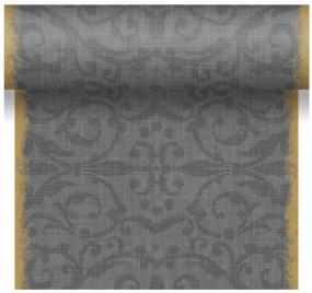 Silver Grey and Gold Effect Paper Table Runner