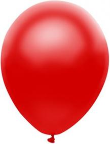 Pearl Red Latex Balloons Pack 25