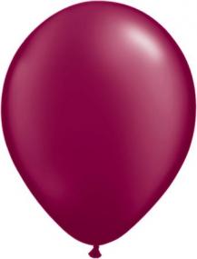 Pearl Burgundy Latex Balloons Pack 25