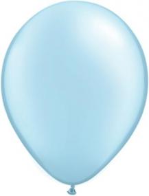 Pearl Pale Blue Latex Balloons Pack 25