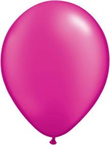 Pearl Magenta Latex Balloons Pack 25