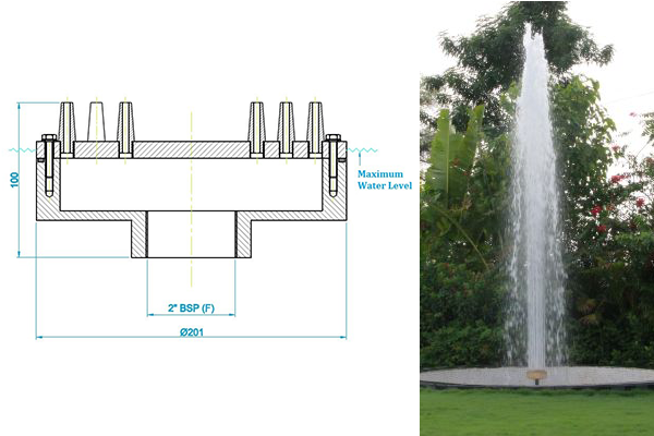 Fountain Nozzles and Spray Rings 2