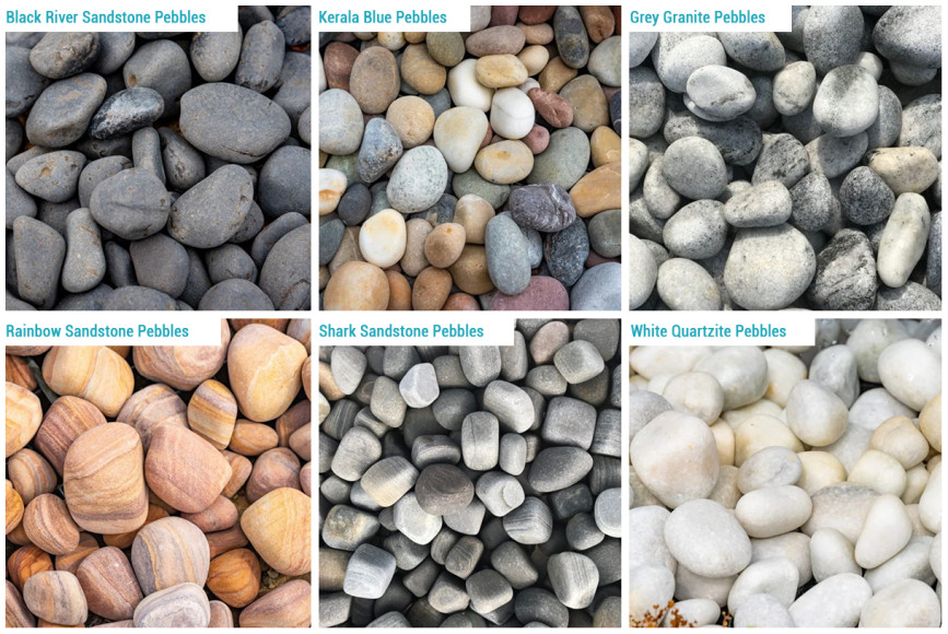 Water Feature Pebble Types
