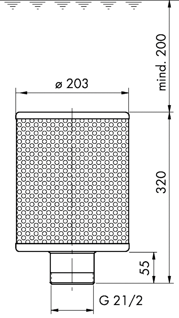Suction filter basket 200-250-25 E