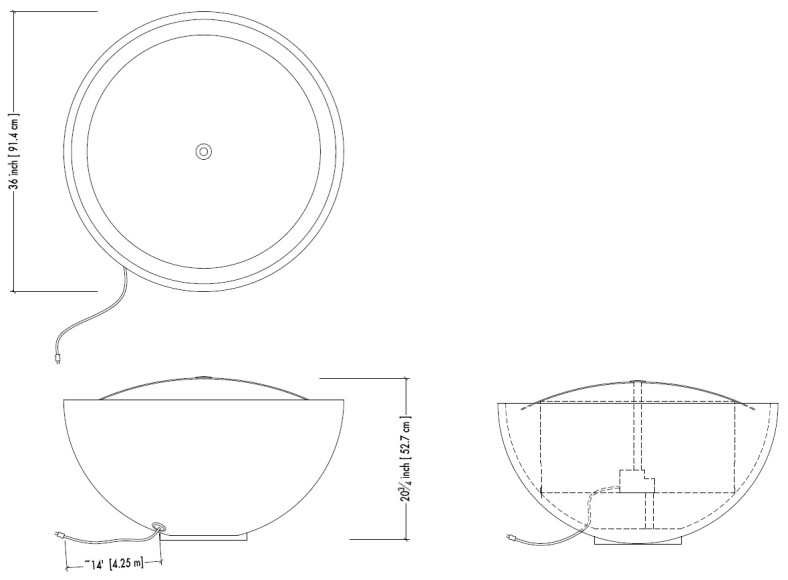 Dome 914 Technical Dimensions