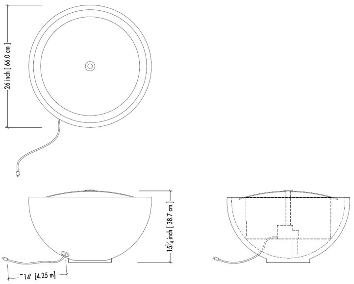 Dome 660 Technical Dimensions