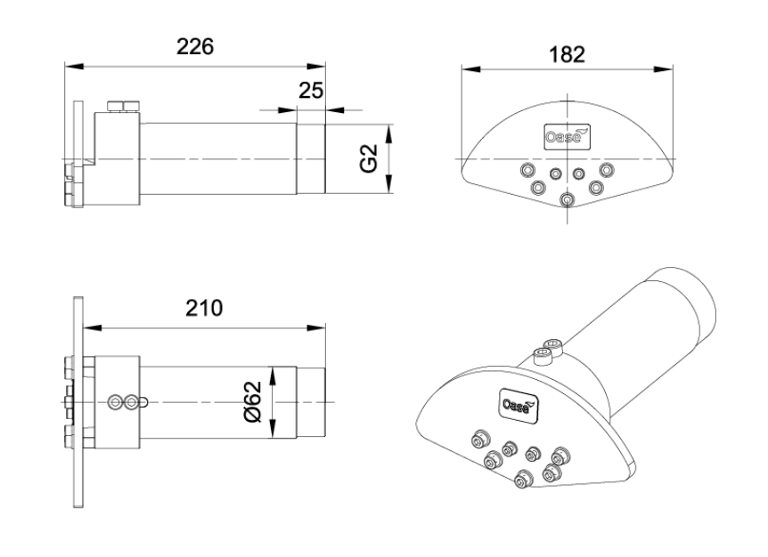 Water Screen Nozzle S Technical Details