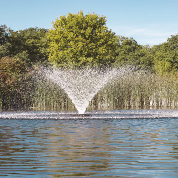 Aerating Trumpet Fountain
