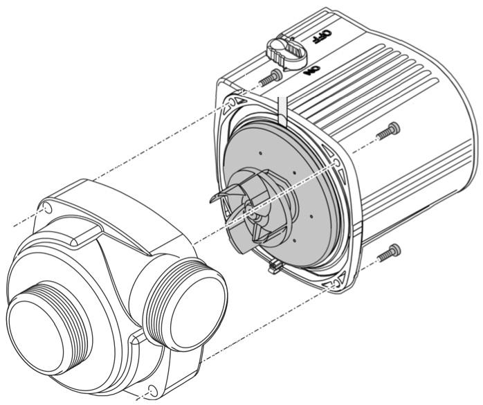 AquaMax Inlet Outlet Housing