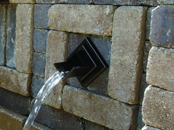 Rhombus Bronze Water Spout