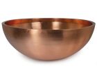 Large Circular Copper Bowl