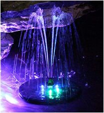 Solar Floating LED Pond Fountain