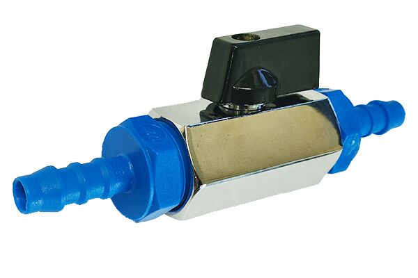 8mm In Line Ball Valve with 1/2