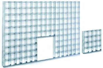 L85cm x W55cm Steel Grid with Access Hatch