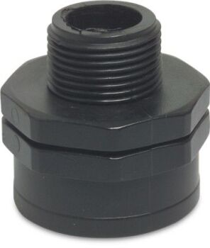 PP Nipple Socket Adapter 3/4” BSPF x 1/2” BSPM