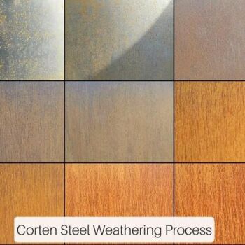Corten Steel Wall Water Feature