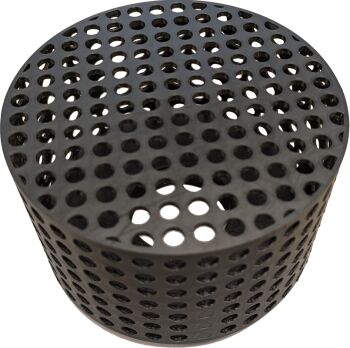 2 1/2" BSPF Black Tin Can Strainer