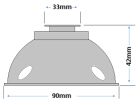 Round Weighted LED Light Base