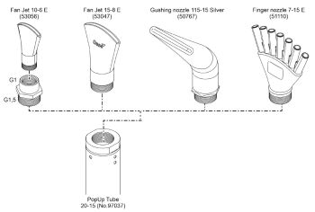 PopUp Tube 20-15 Fountain Riser