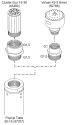 PopUp Tube 20-15 Fountain Riser