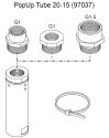 PopUp Tube 20-15 Fountain Riser