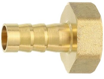 1/2" BSPF x 3/8" Barbed Hosetail