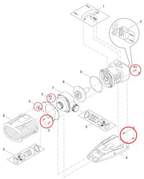Spare Screws Set - Eco Expert Pumps