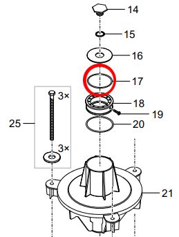 Spare O-Ring for PondJet Blanking Plate