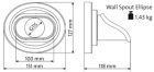 Ellipse Copper Water Spout