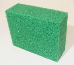 Biotec 5.1 and 10.1 single green filter foam