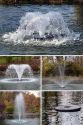 5-in-1 Floating Aerator Fountain
