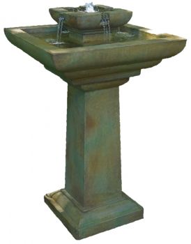 Pillar Water Fountain | Henri Real Stone Fountains – Water Garden UK