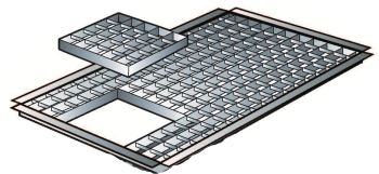L77cm x W62cm Steel Grid with Access Hatch