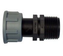 1" BSP Male to Female Threaded Coupling